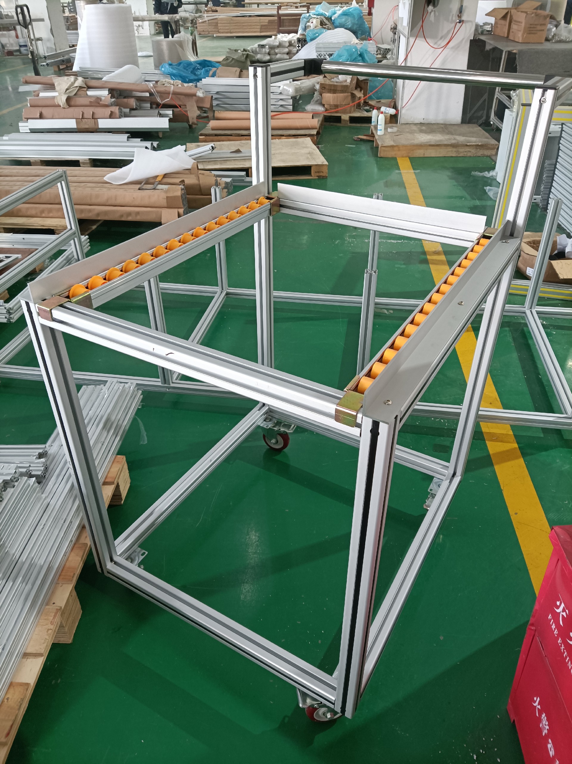 鋁型材接駁小車 鋁型材接駁小車