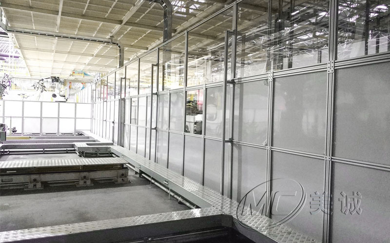 機器人防護圍欄