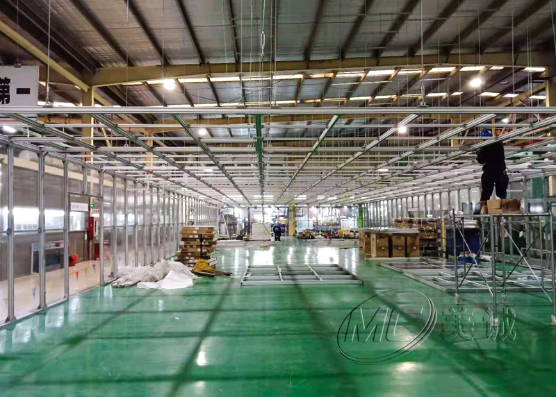 潔凈棚安裝現(xiàn)場 潔凈棚安裝現(xiàn)場