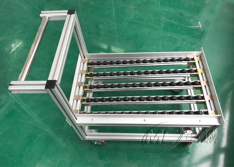 鋁型材流利條小推車—物料架 鋁型材流利條小推車—物料架