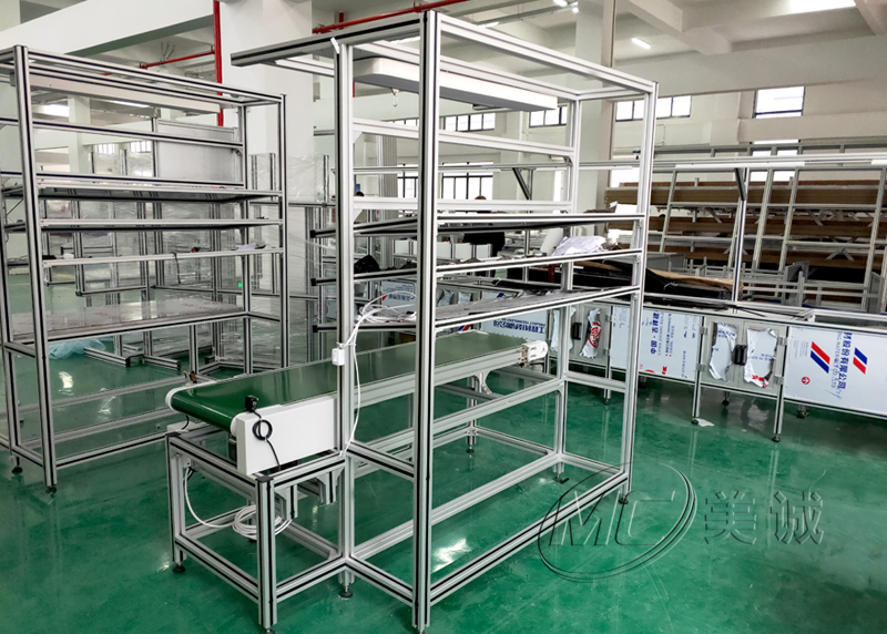 鋁型材輸送線工作臺(tái) 鋁型材輸送線工作臺(tái)
