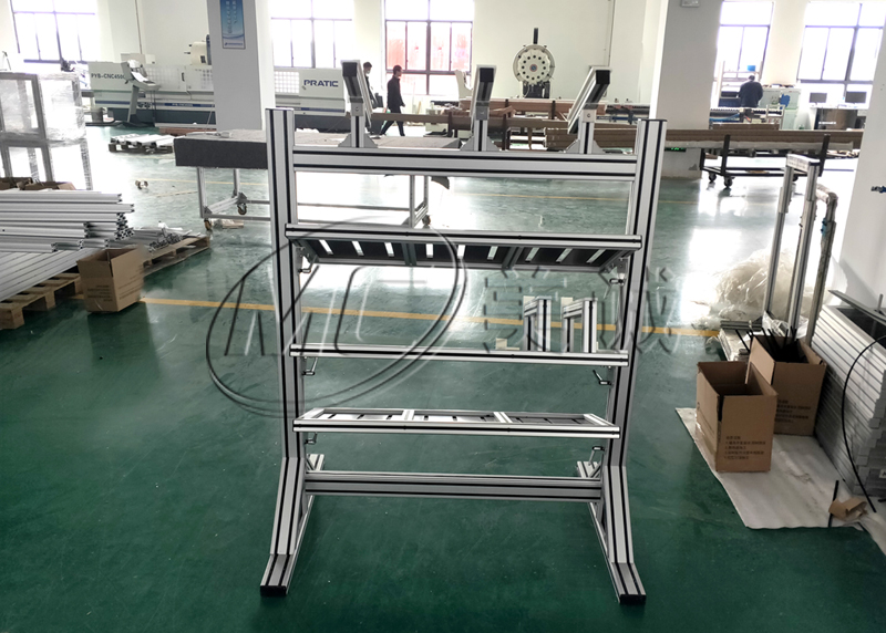 鋁型材產(chǎn)品料架 鋁型材產(chǎn)品料架