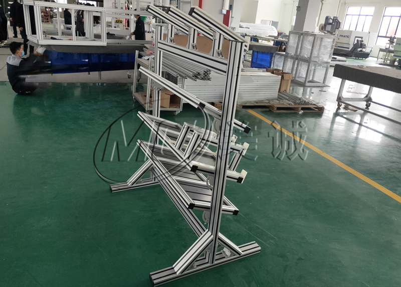 鋁型材產(chǎn)品料架 鋁型材產(chǎn)品料架