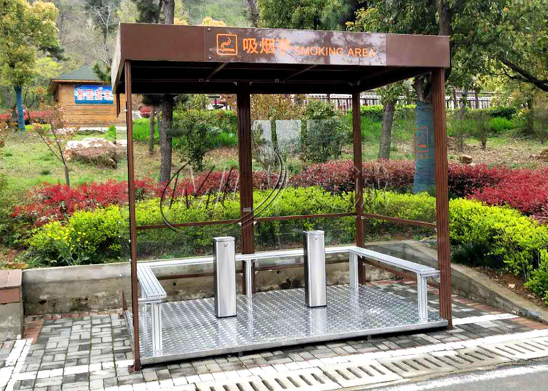 鋁型材吸煙亭 鋁型材吸煙亭