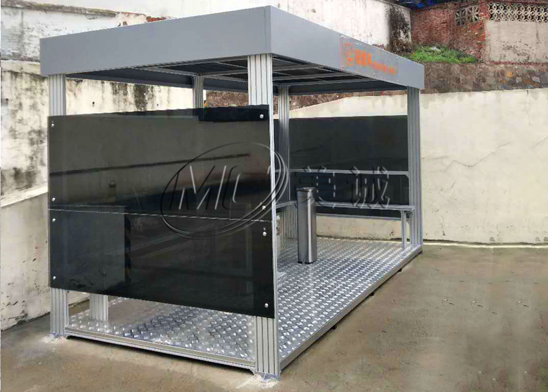 鋁型材吸煙亭 鋁型材吸煙亭