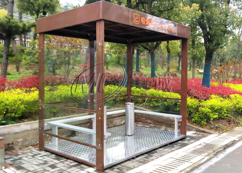 鋁型材吸煙亭 鋁型材吸煙亭